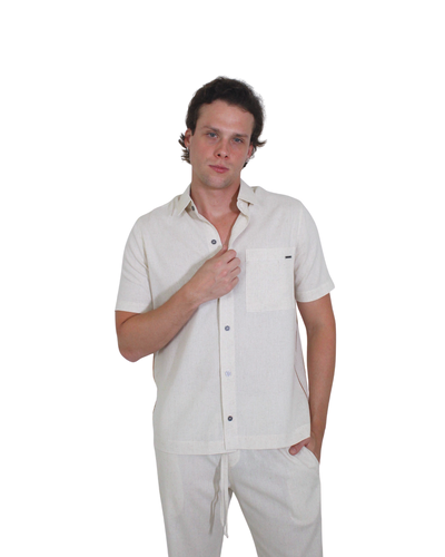 Foto Camisa Masculina Box com Vivo