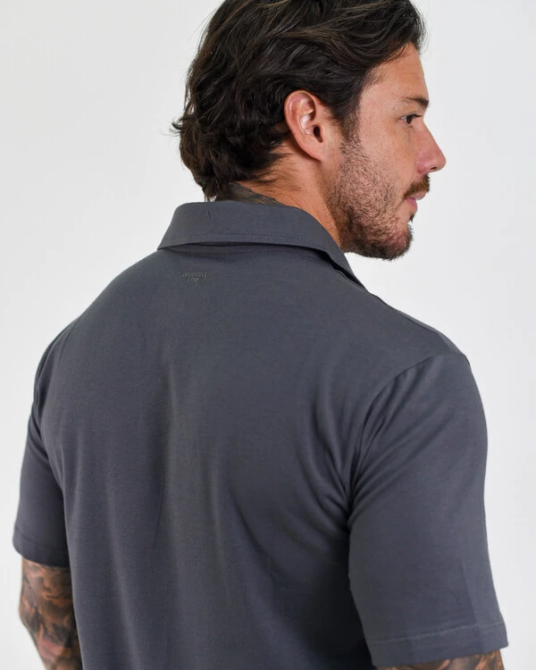 Polo V Neck Sem Botões