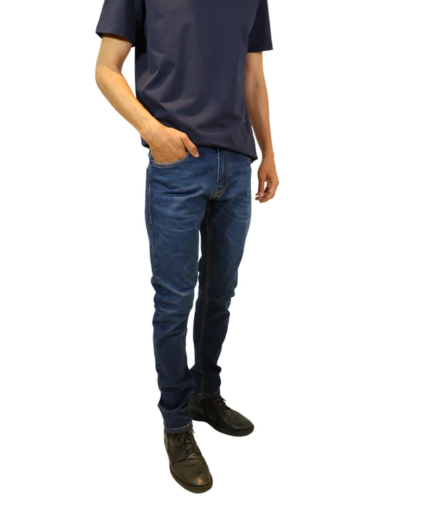 Calça Masculina Skinny Escura