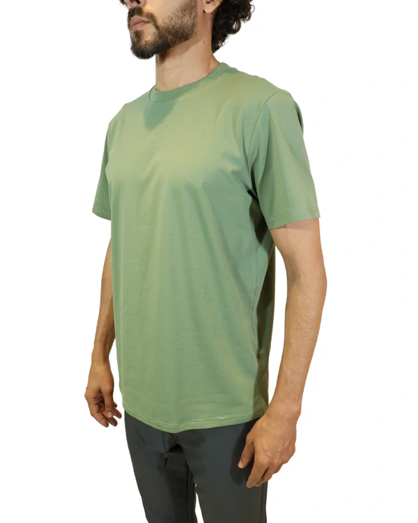 T-Shirt Masculina Cotton Rib Largo