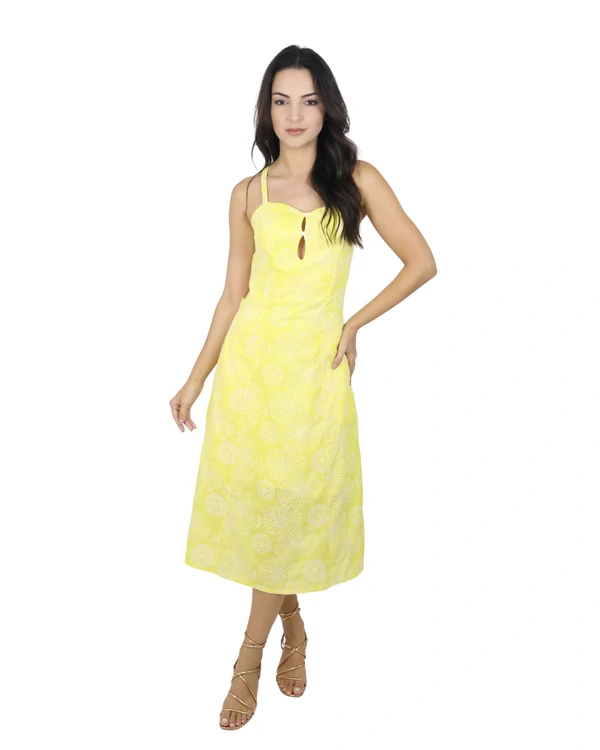 Vestido Midi Bordado