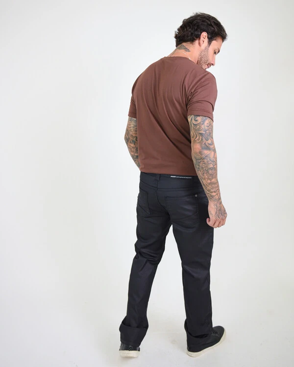 Calça Sarja Resinada