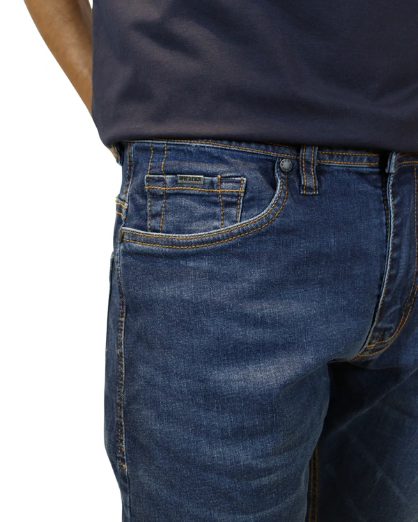 Calça Masculina Skinny Escura