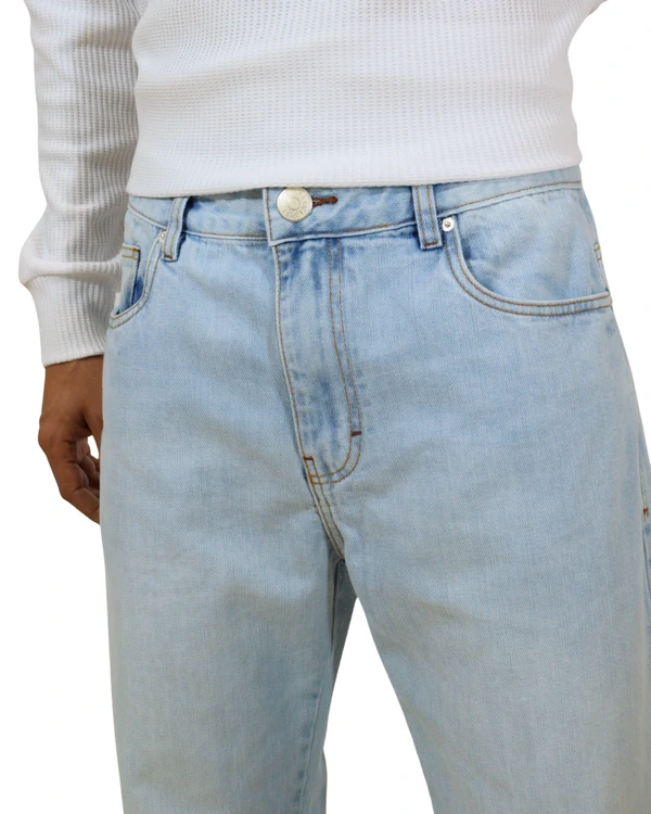 Calça Masculina Over Reta Clara