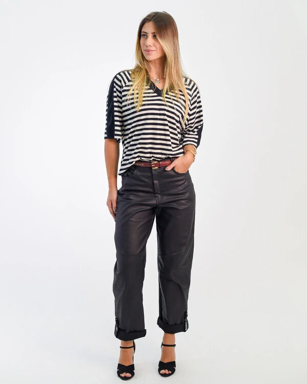 Calça Resinada Barrel