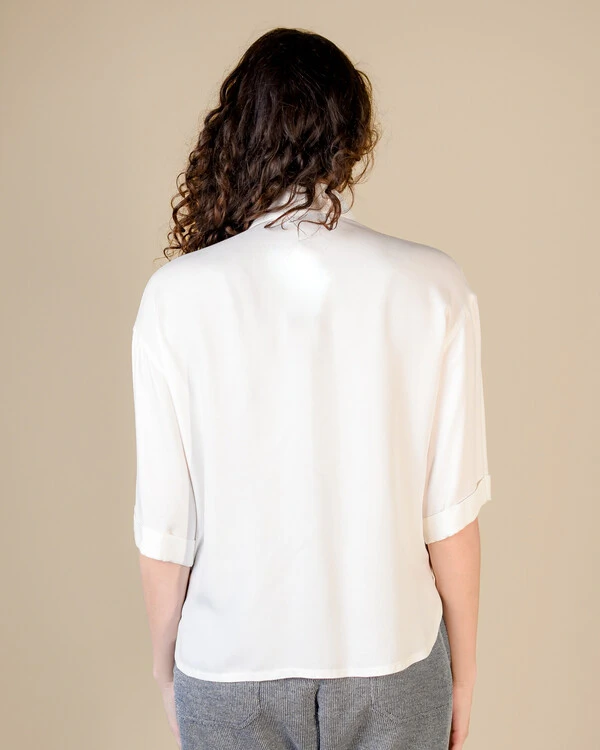 Camisa Ampla em Viscose