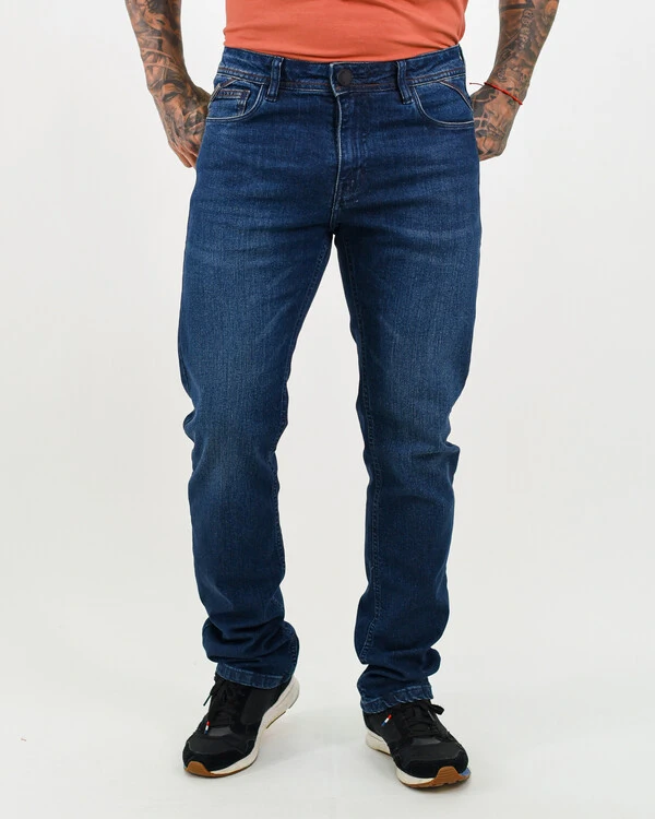Calça Masculina Slim com Recortes