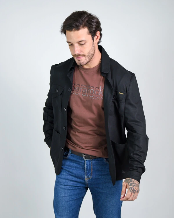 Jaqueta Parka em linho