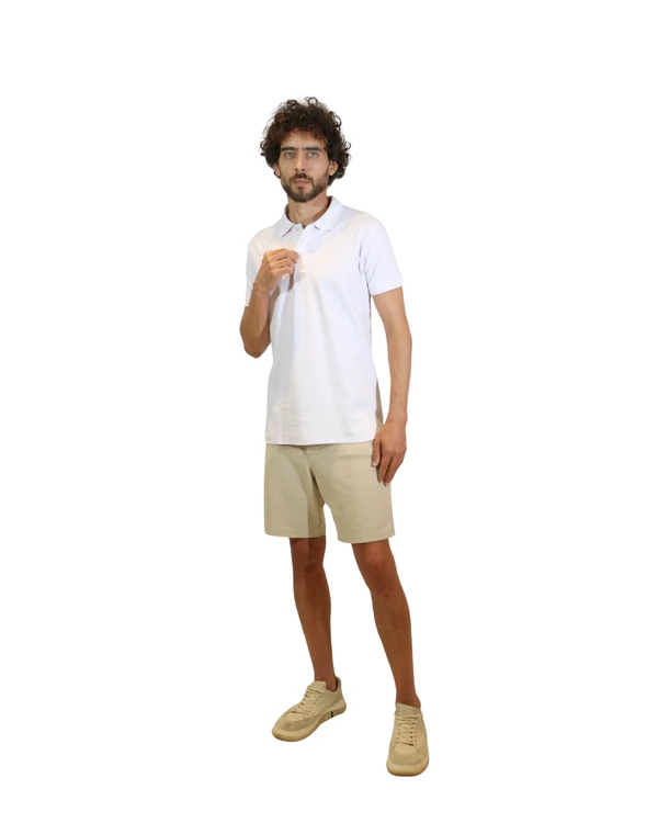 Polo Masculina Confort Stretch