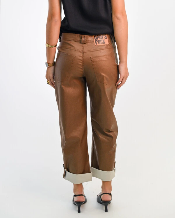 Calça Resinada Barrel
