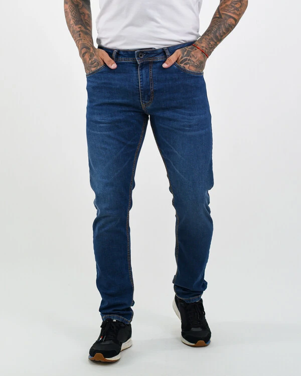 Calça Masculina Skinny Escura