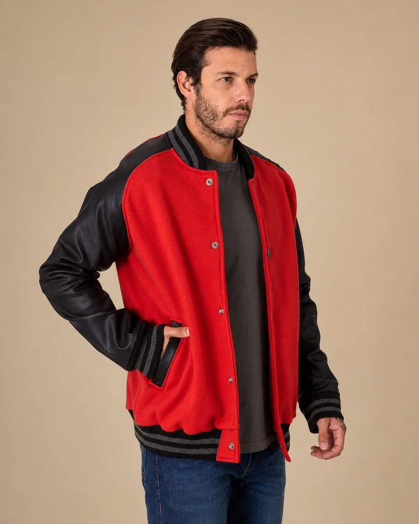 Jaqueta Masculina Operarock Raglan College