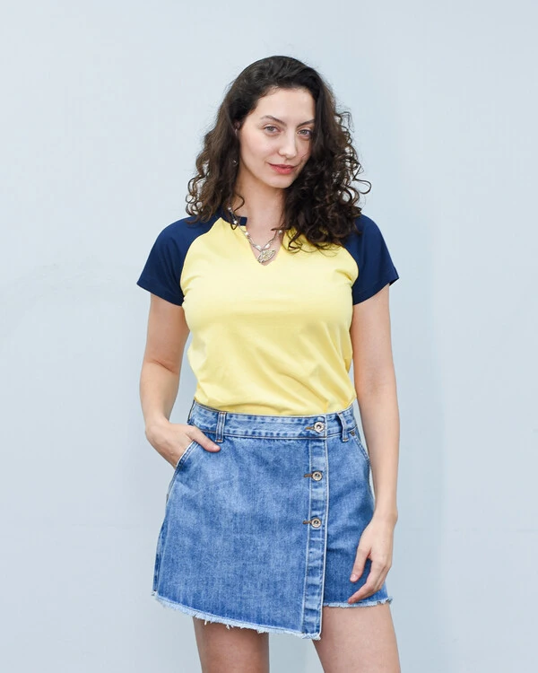 Camiseta Manga Raglan