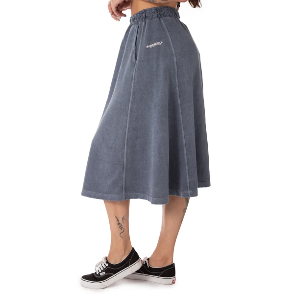 Saia Midi Feminina Operarock Stone