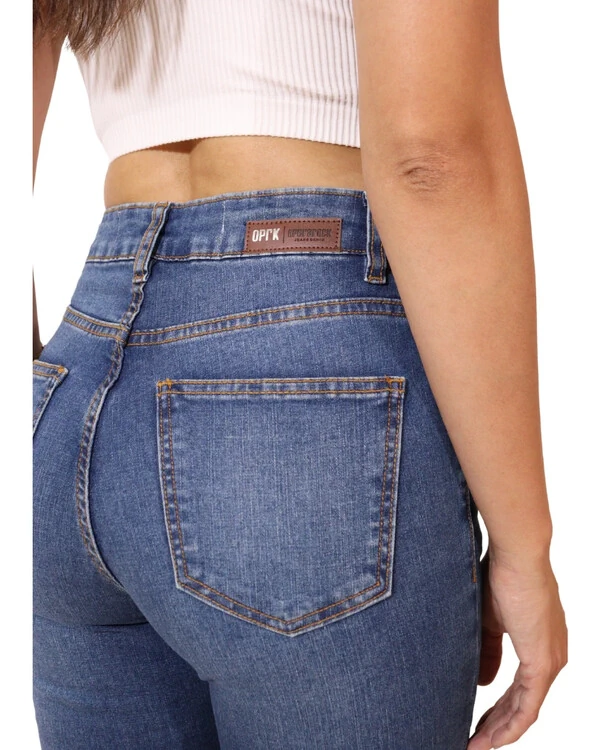 Calça Feminina Jeans Reta Operarock