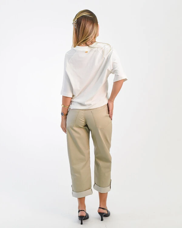 Calça Resinada Barrel