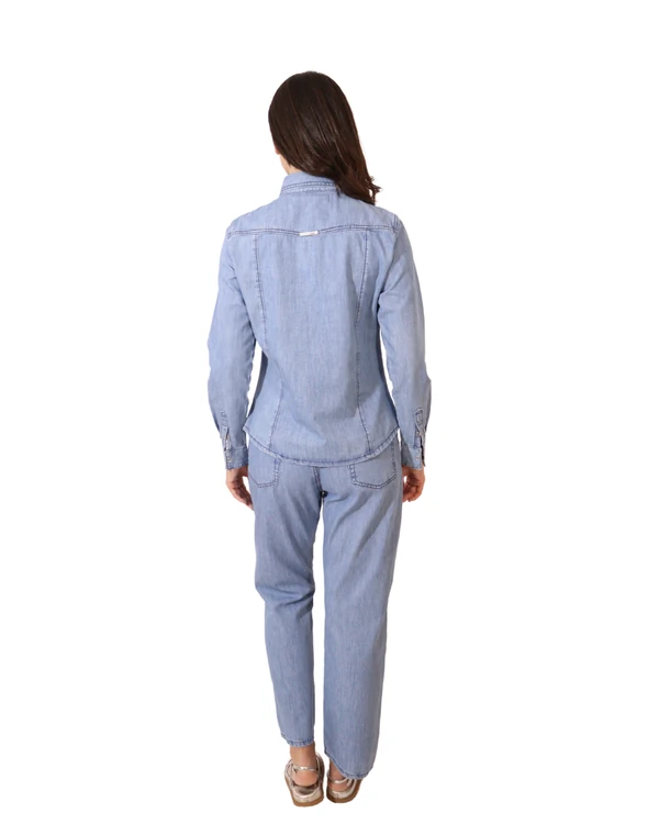 Calça Feminina Jeans Reta