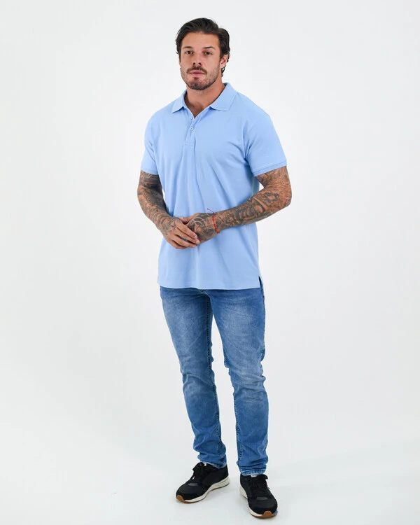 Polo Masculina Comfort Stretch