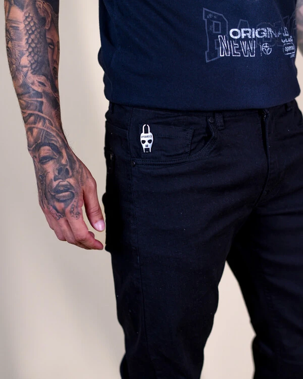 Calça Jeans Operarock Black Caveira