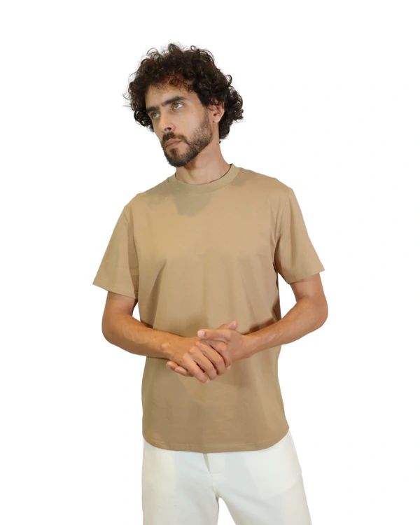 T-Shirt Masculina Cotton Rib Largo
