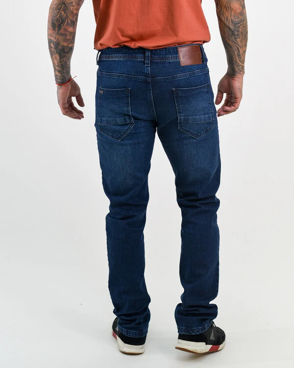 Calça Masculina Slim com Recortes