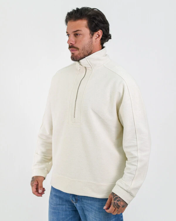 Blusa Gola Alta com Zíper