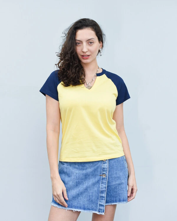 Camiseta Manga Raglan