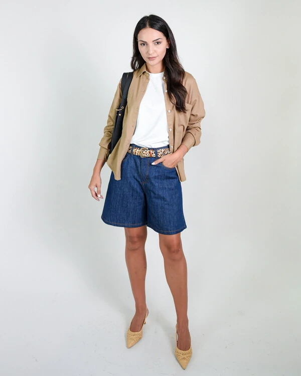 Bermuda Jeans Feminina Operarock