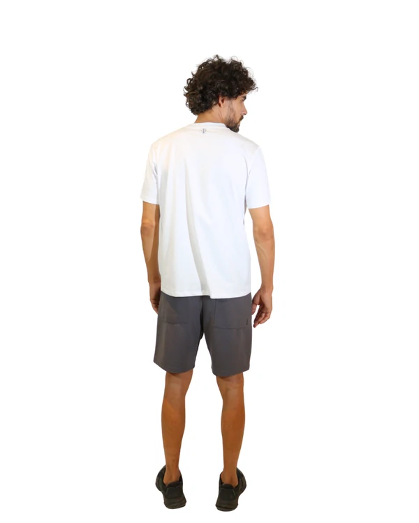 T-Shirt Masculina Cotton Rib Largo