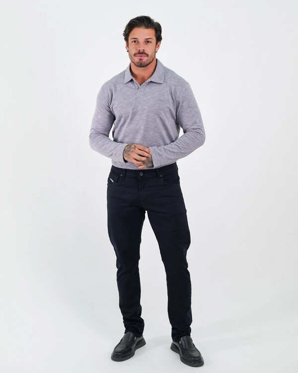 Calça Masculina Slim Black Alicate