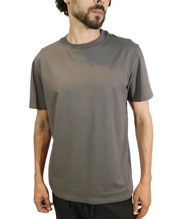 T-Shirt Masculina Cotton Rib Largo