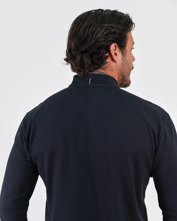 Camiseta Henley Manga Longa
