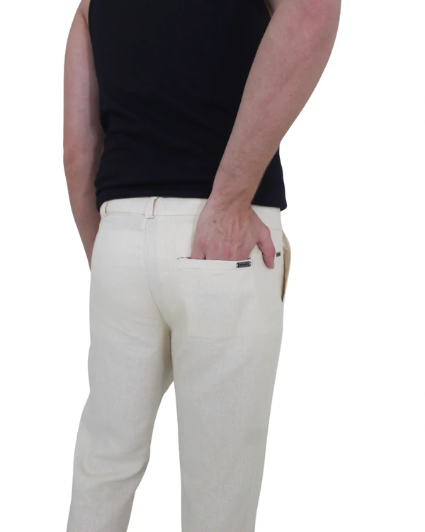 Calça Masculina Linho Cós Passante