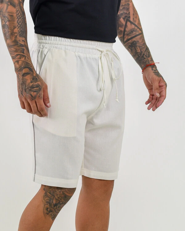 Bermuda Masculina com Vivo Lateral