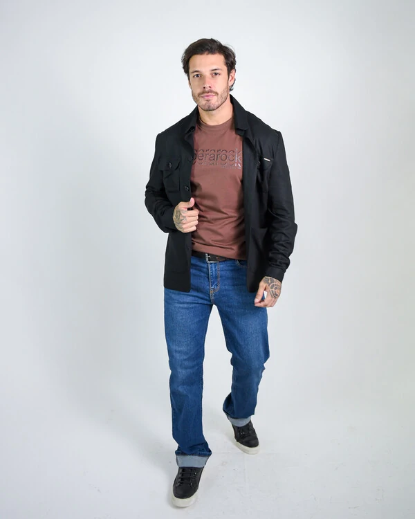 Jaqueta Parka em linho