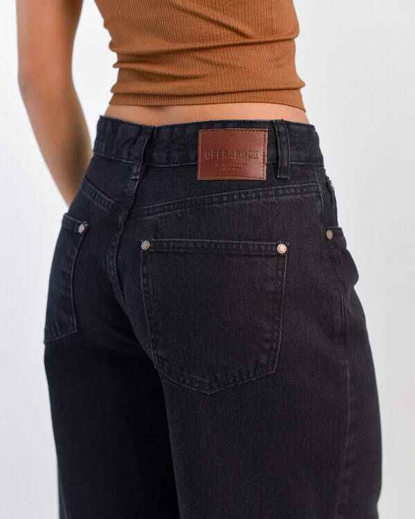 Pantacourt Jeans Black Operarock