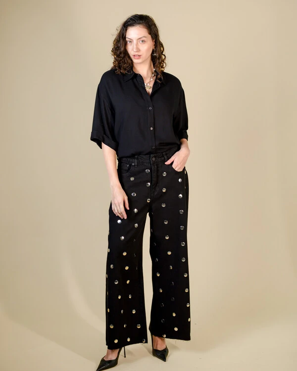 Camisa Ampla em Viscose