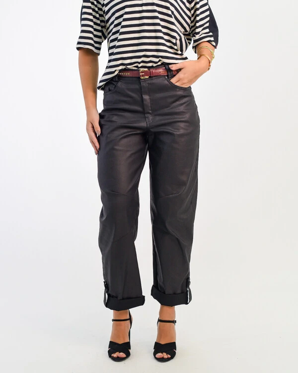 Calça Resinada Barrel