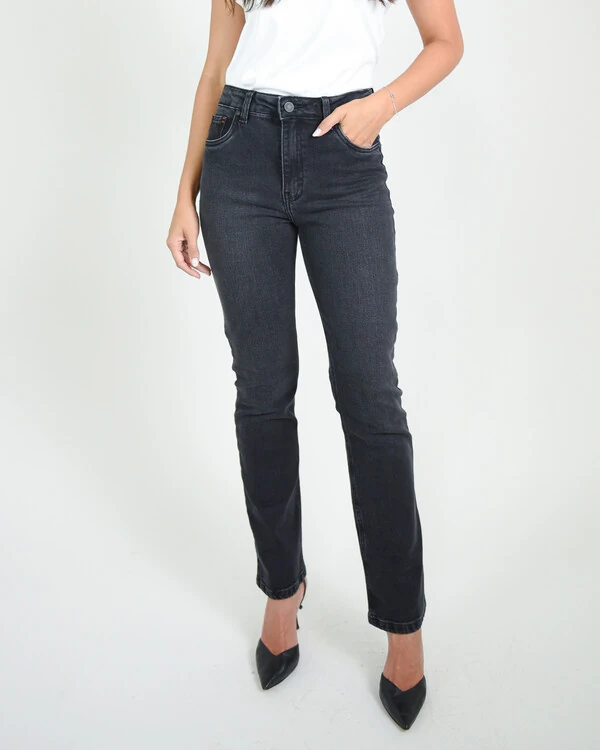 Calça Reta Feminina Black