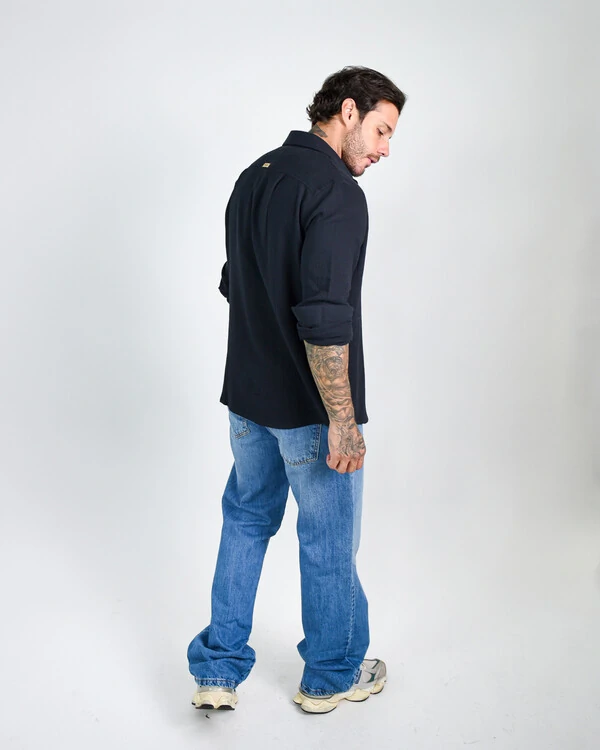 Camisa Comfort Amassada