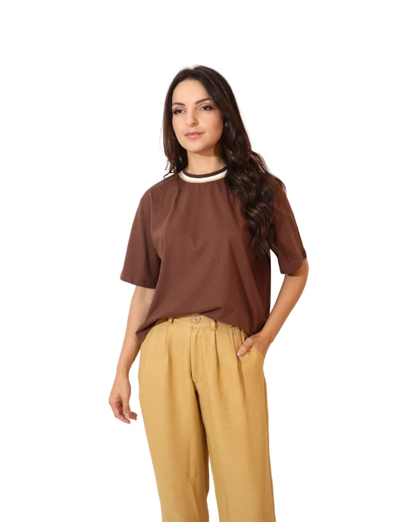 Calça Feminina Pregas Alfaiataria Operarock