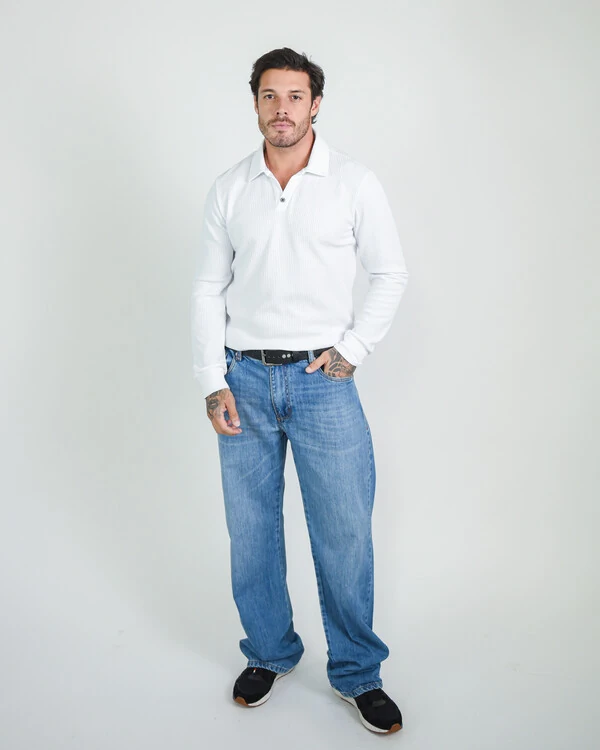 Calça Masculina Over Reta