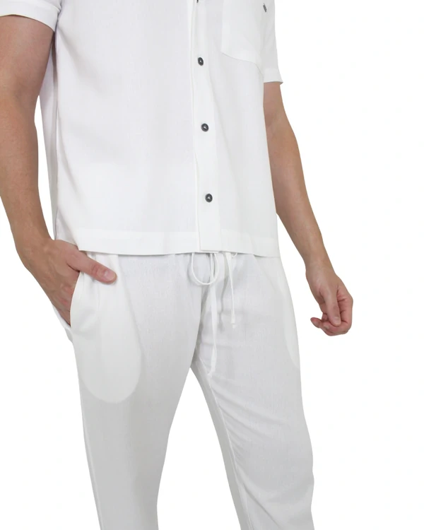 Calça Masculina Slim Linho