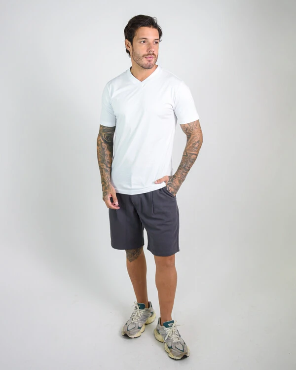 Bermuda Masculina Fusion com Pregas