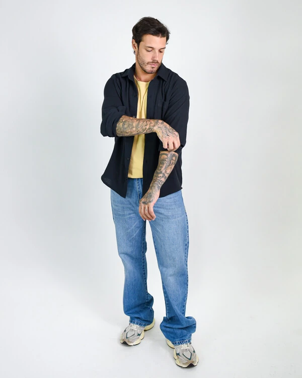 Camisa Comfort Amassada