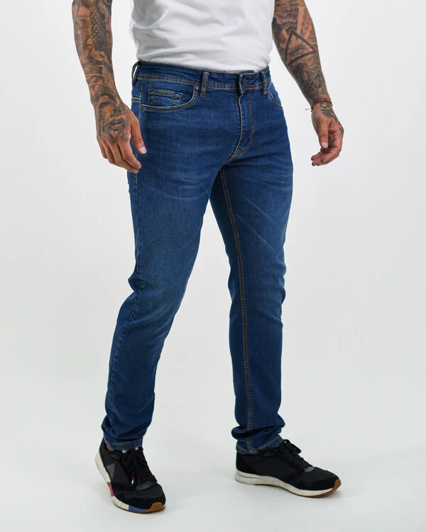 Calça Masculina Skinny Escura