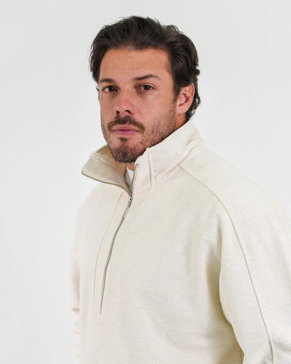 Blusa Gola Alta com Zíper