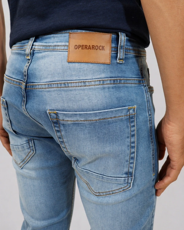 Calça Masculina Skinny Recorte nos Bolsos