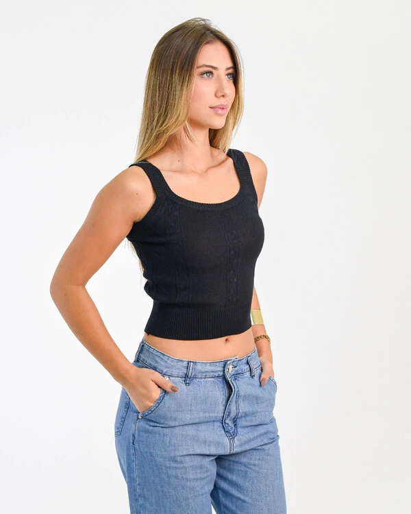 Regata de Tricot Trançado Operarock