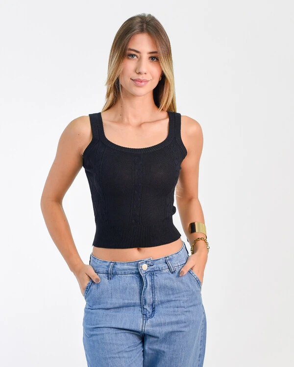 Regata de Tricot Trançado Operarock